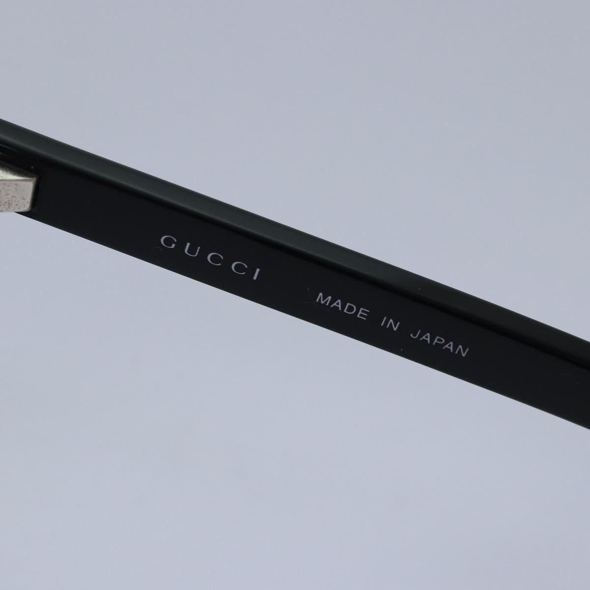 GUCCI Web Sherry Line Date Glasses plastic Black Red Green 87728