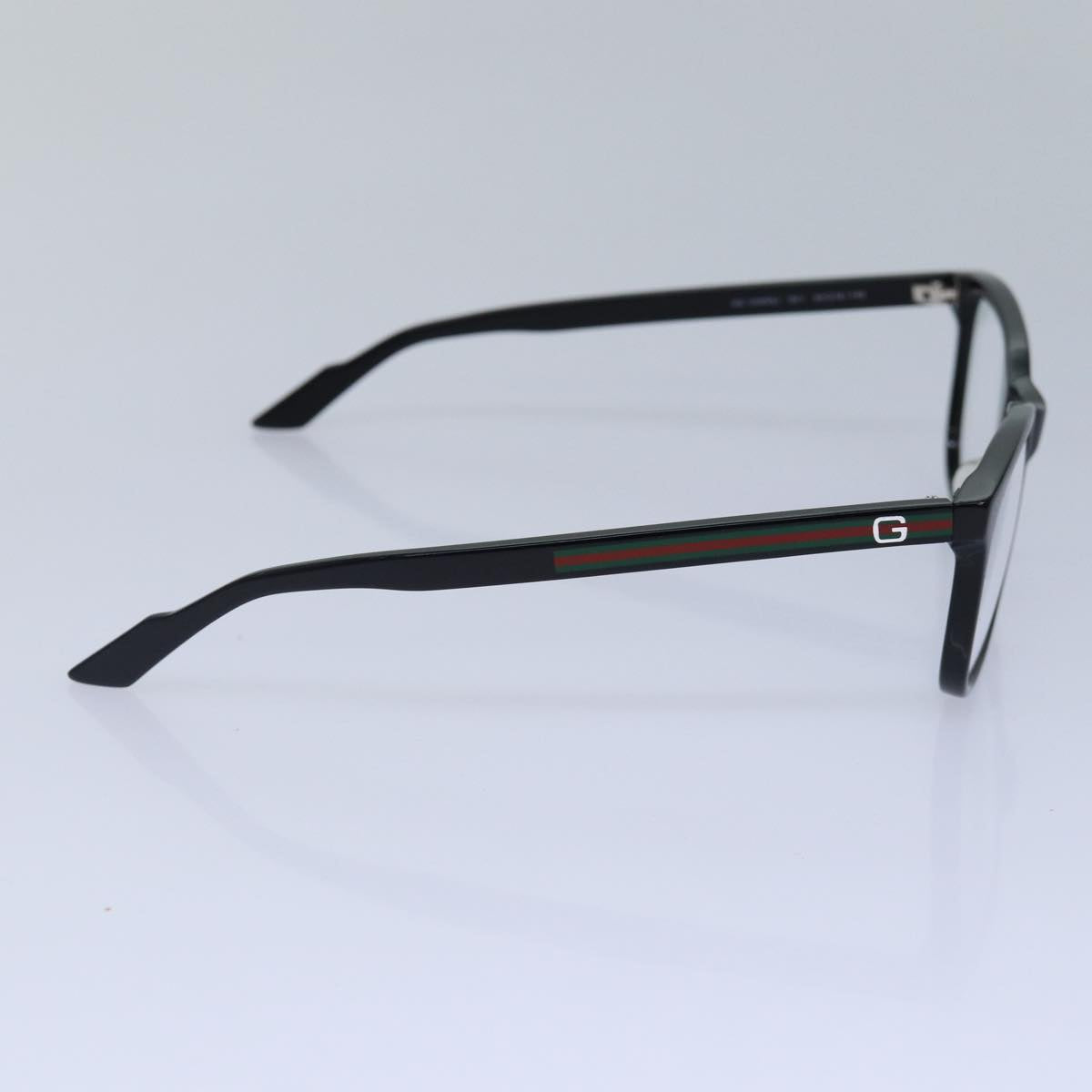 GUCCI Web Sherry Line Date Glasses plastic Black Red Green 87728