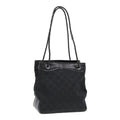 GUCCI GG Canvas Shoulder Bag Black Silver 109143 87750