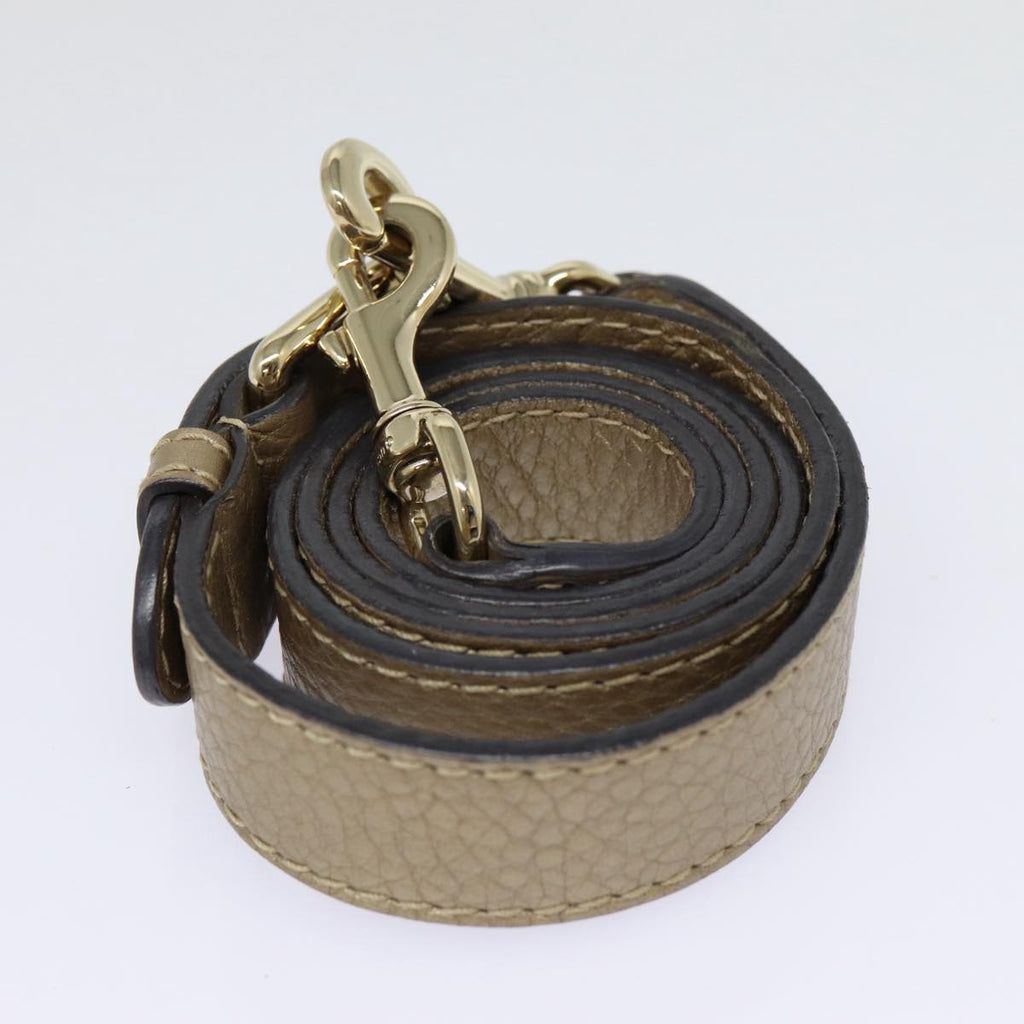 GUCCI GG Canvas Hand Bag Bamboo 2way Beige Gold 282300 87767