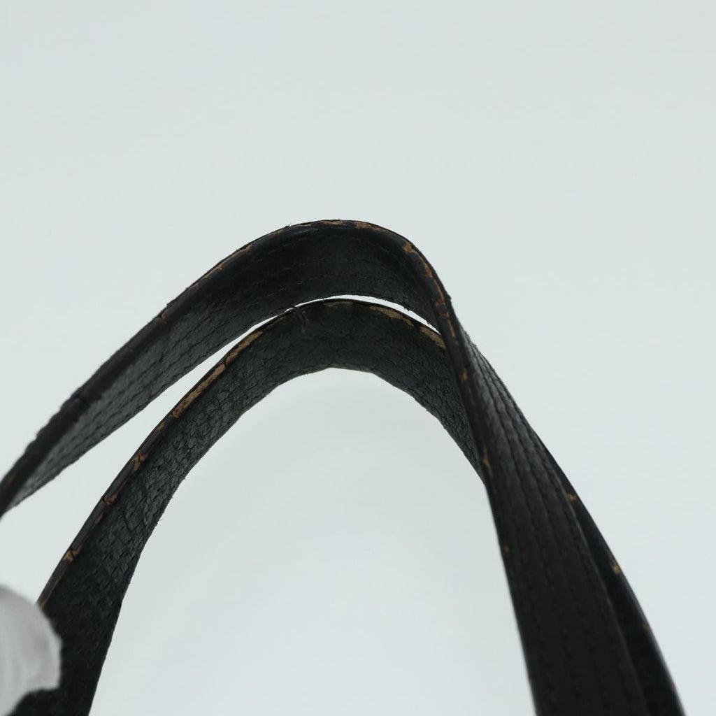 GUCCI GG Canvas Shoulder Bag Black Silver 113017 002404 87780