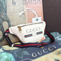 Glami Print Waist Belt Bag White For Women And Men 11in/27cm Glami 527792