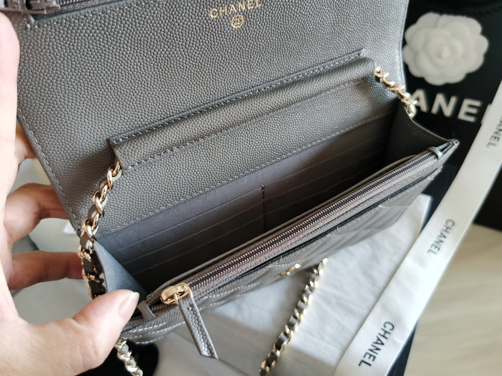 CHLMini GlamIap Bag Grey For Women 7.2in/18.5cm