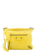 Balenciaga Yellow City Crossbody Handbag