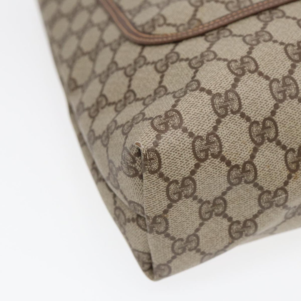 GUCCI GG Supreme Web Sherry Line Tote Bag PVC Beige Red Green 002 123 87902
