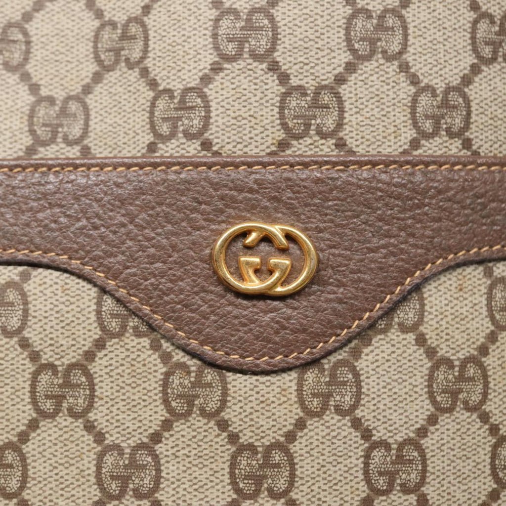 GUCCI GG Supreme Web Sherry Line Tote Bag PVC Beige Red Green 002 123 87902