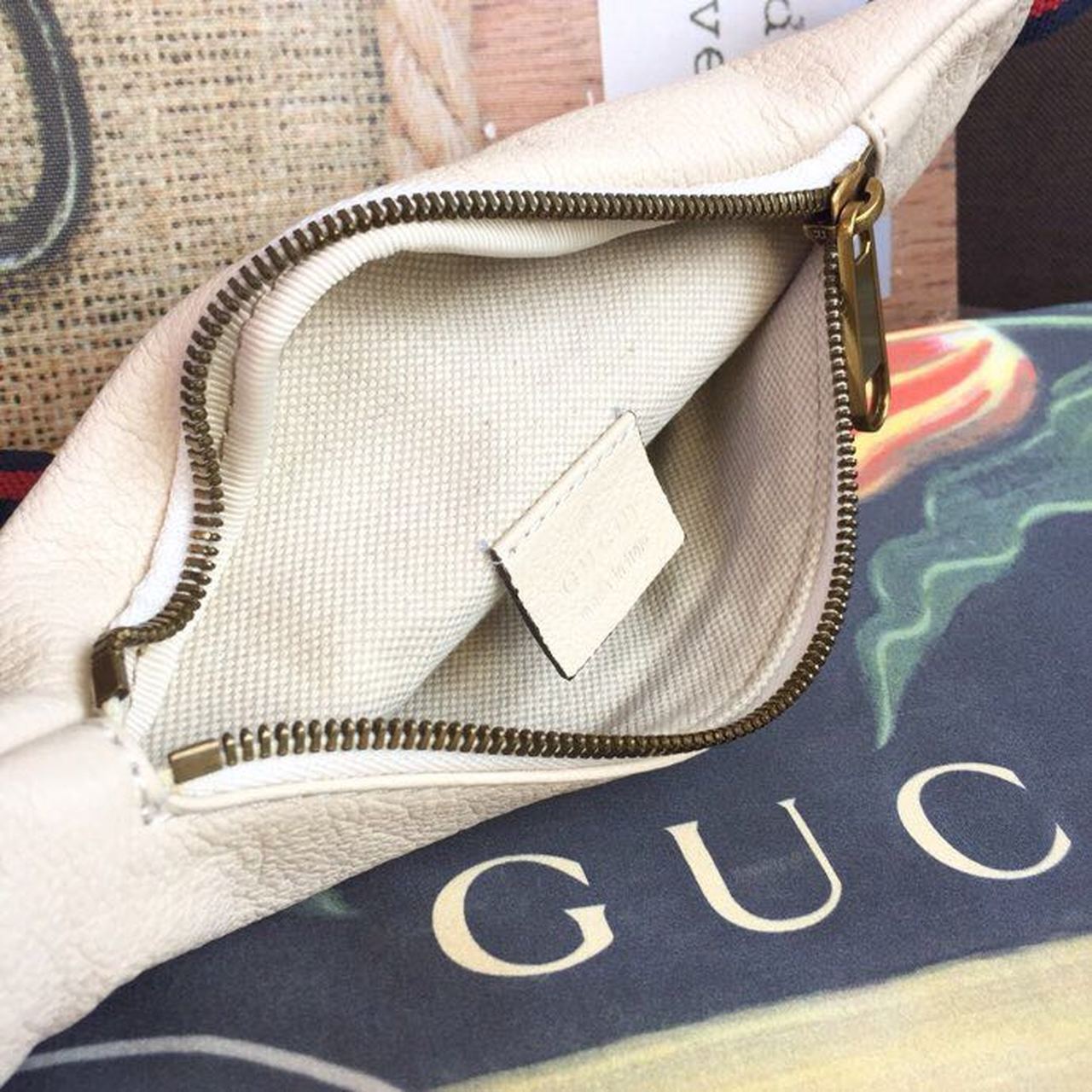 Glami Print Waist Belt Bag White For Women And Men 11in/27cm Glami 527792