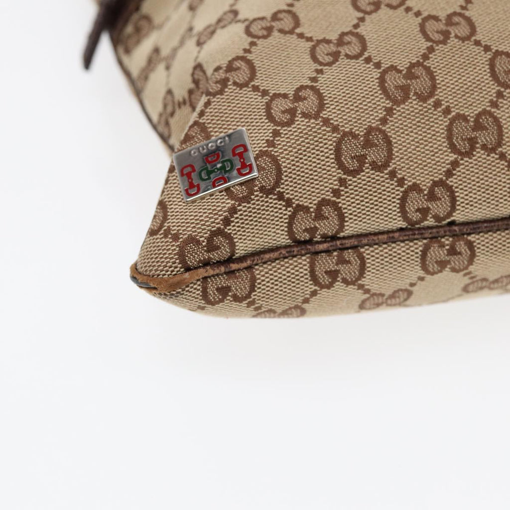 GUCCI GG Canvas Web Sherry Line Shoulder Bag Beige Red Green 145809 87905