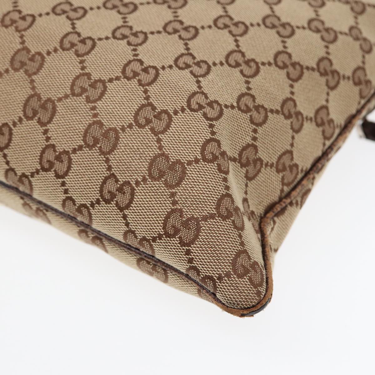 GUCCI GG Canvas Web Sherry Line Shoulder Bag Beige Red Green 145809 87905