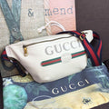 Glami Print Waist Belt Bag White For Women And Men 15in/39cm Glami 530412
