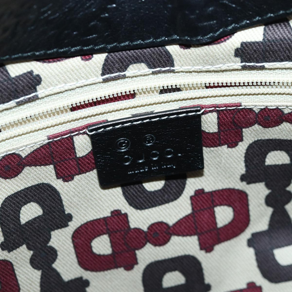 GUCCI Shoulder Bag Canvas Leather Outlet Brown White 257265 87915
