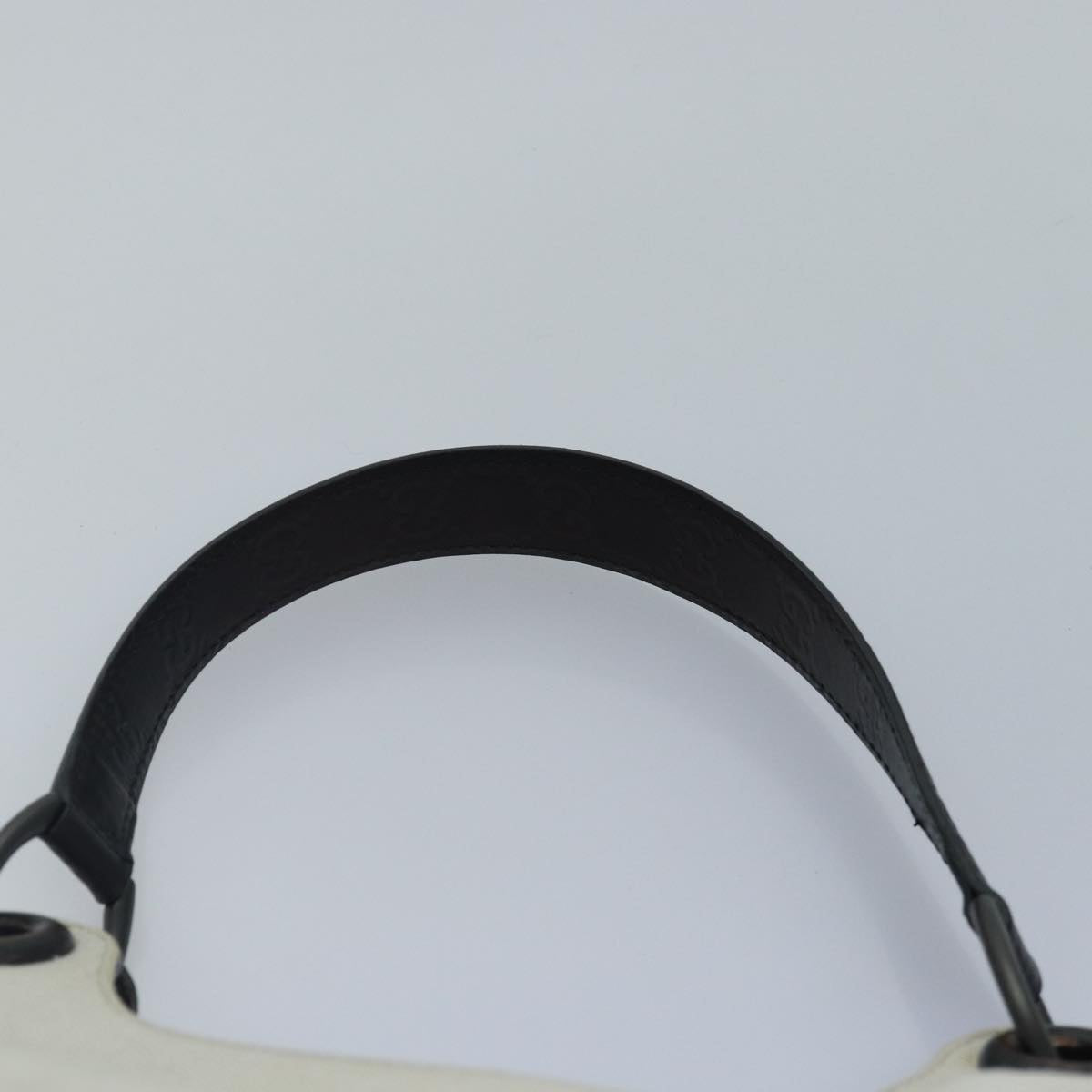 GUCCI Shoulder Bag Canvas Leather Outlet Brown White 257265 87915