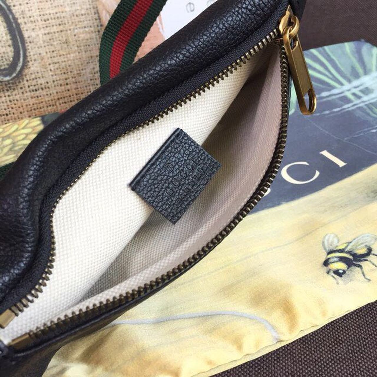 Glami Print Waist Belt Bag Black For Women And Men 11in/27cm Glami 527792