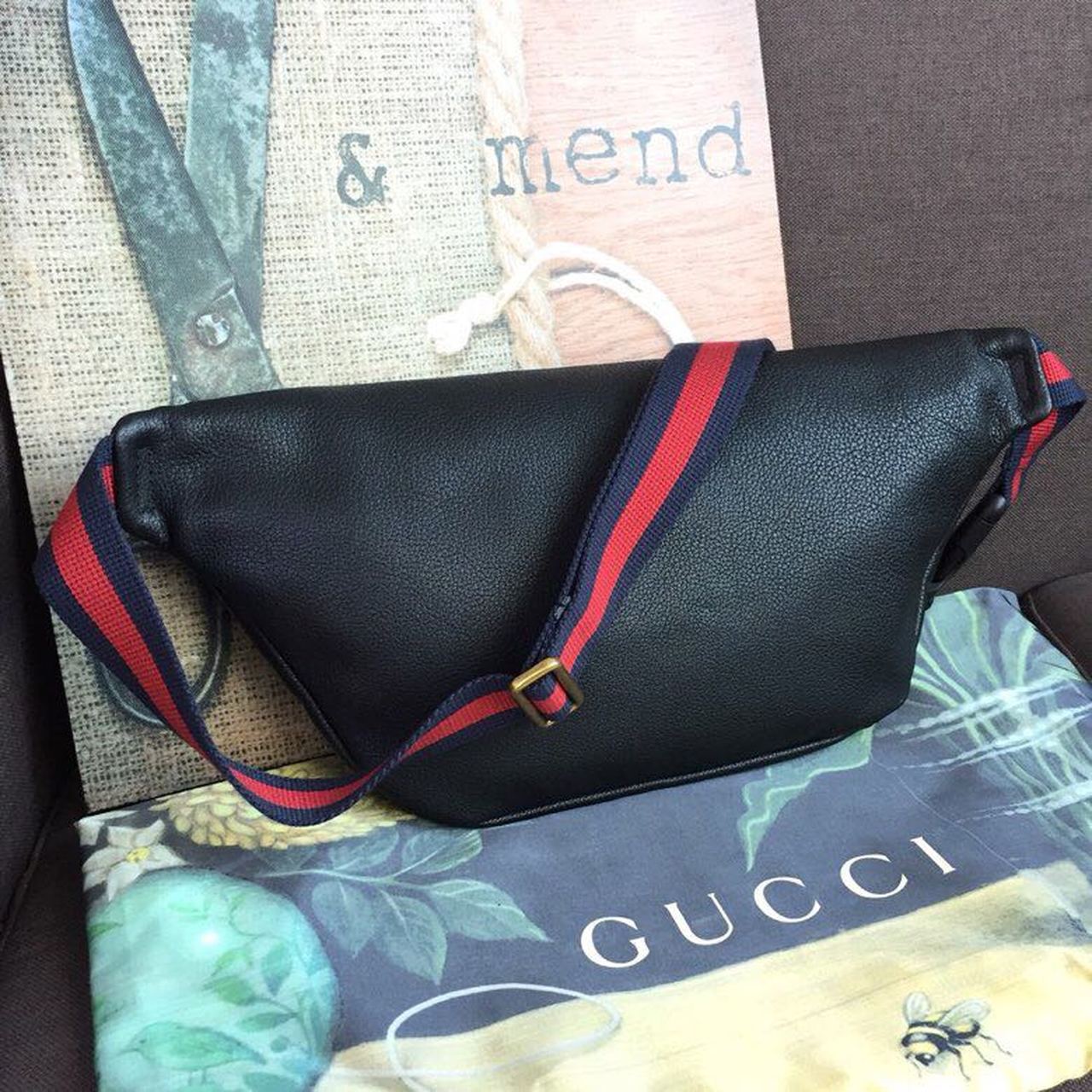 Glami Print Waist Belt Bag Black For Women And Men 15in/39cm Glami 530412