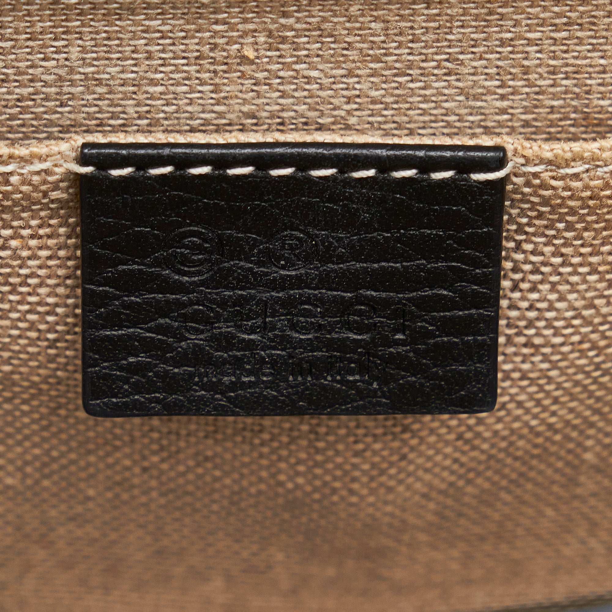 Gucci Interlocking G Black Dollar Calfskin