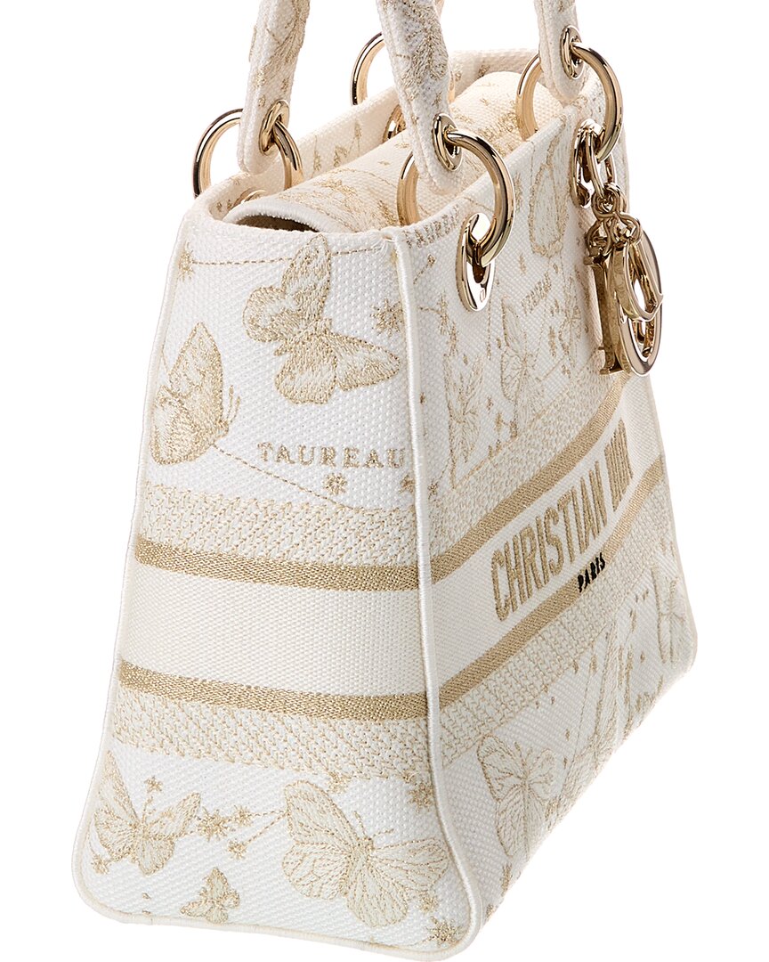 Dior Lady Dior Canvas Tote