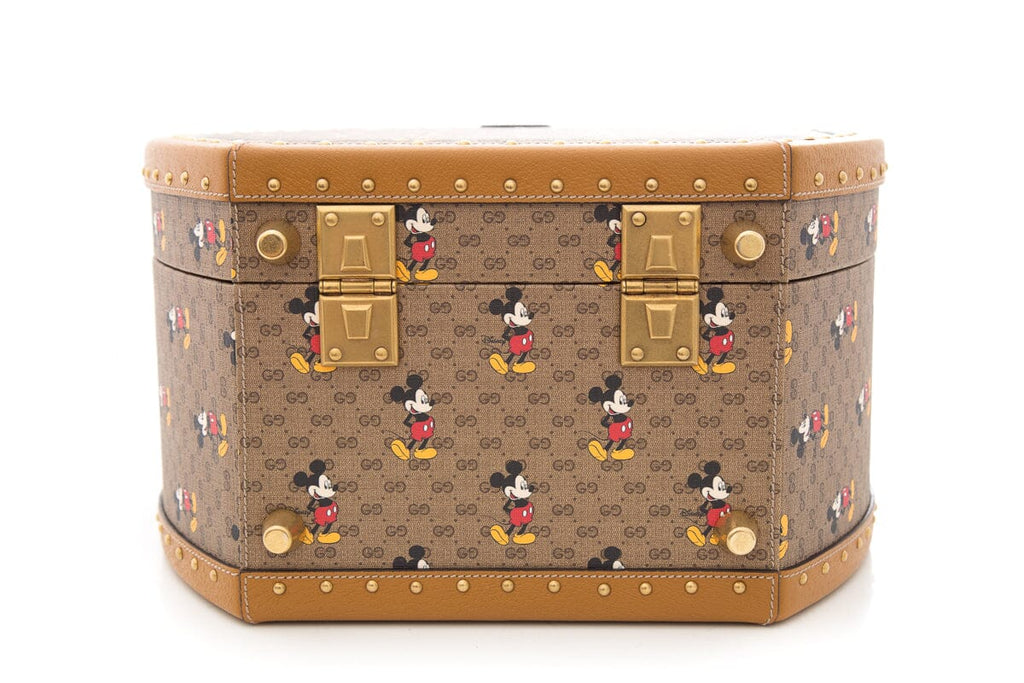 Gucci 2020 Exclusive Capsule Collection with Disney Monogram Leather Hat Case