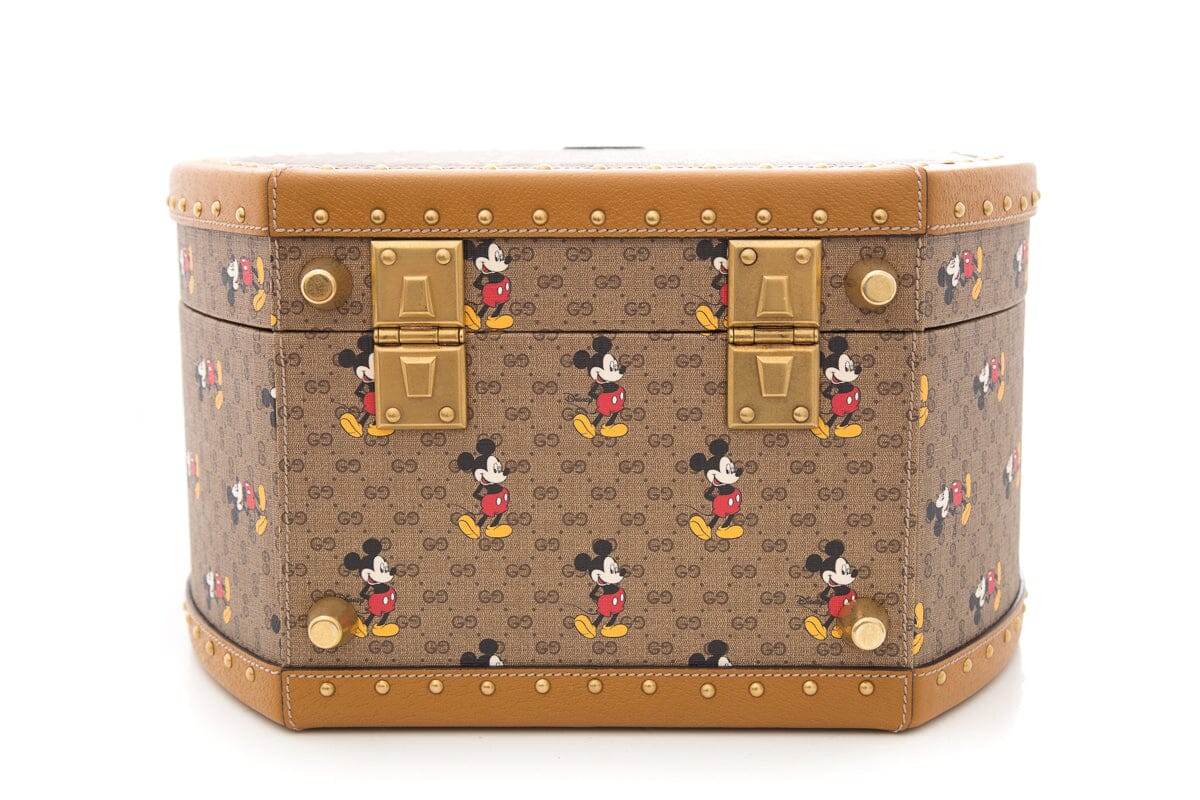 Gucci 2020 Exclusive Capsule Collection with Disney Monogram Leather Hat Case