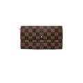 Louis Vuitton Vintage Damier Ebene Canvas Sarah Wallet