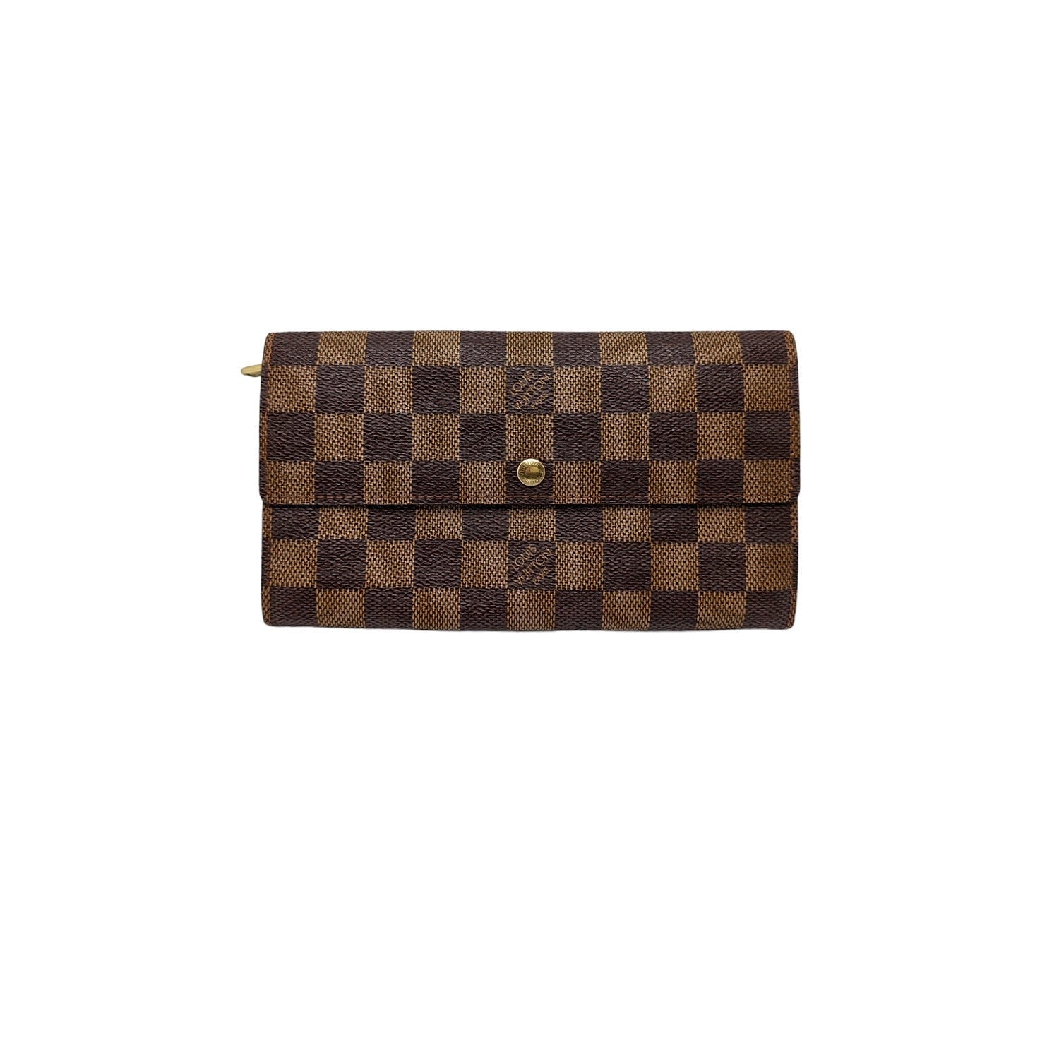 Louis Vuitton Vintage Damier Ebene Canvas Sarah Wallet