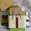 gg Ophidia Medium gg Tote Beige For Women, Women’s Bags 15in/38cm gg ‎631685 UULAG 9682