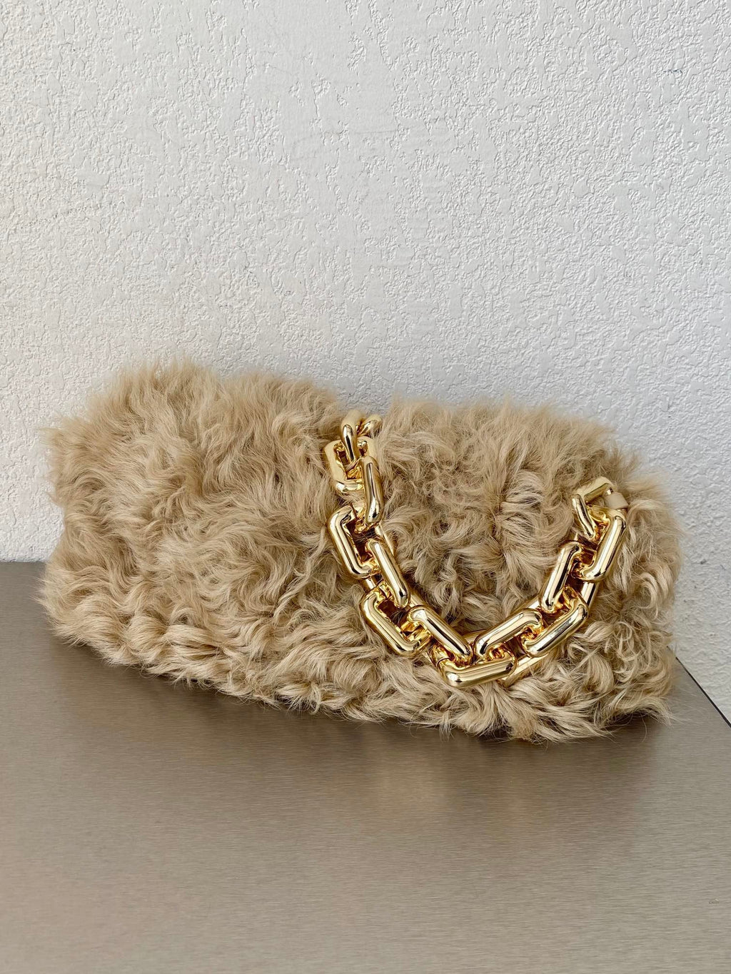 GLAMI Chain Pouch Yellow, For Women, Bags 12.2in/31cm 620230V13L09776