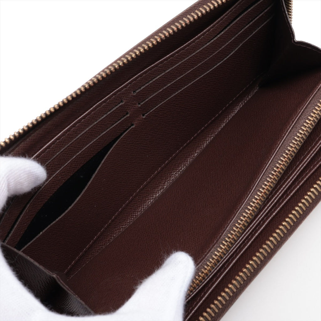 Louis Vuitton Damier Zippie Wallet N41661 Brown Round Zip Wallet