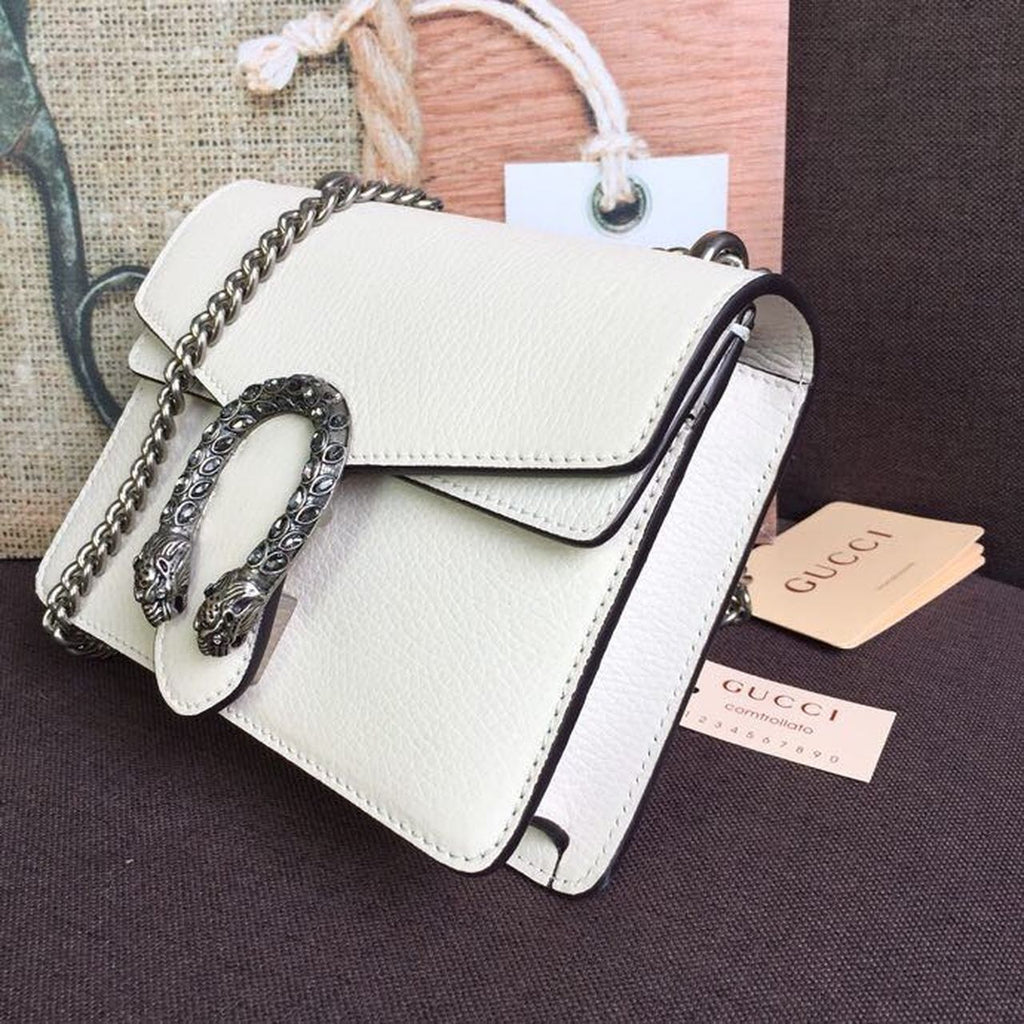 gg Dionysus Mini Bag White For Women 7.5in/19cm gg 421970 0K7JN 9680