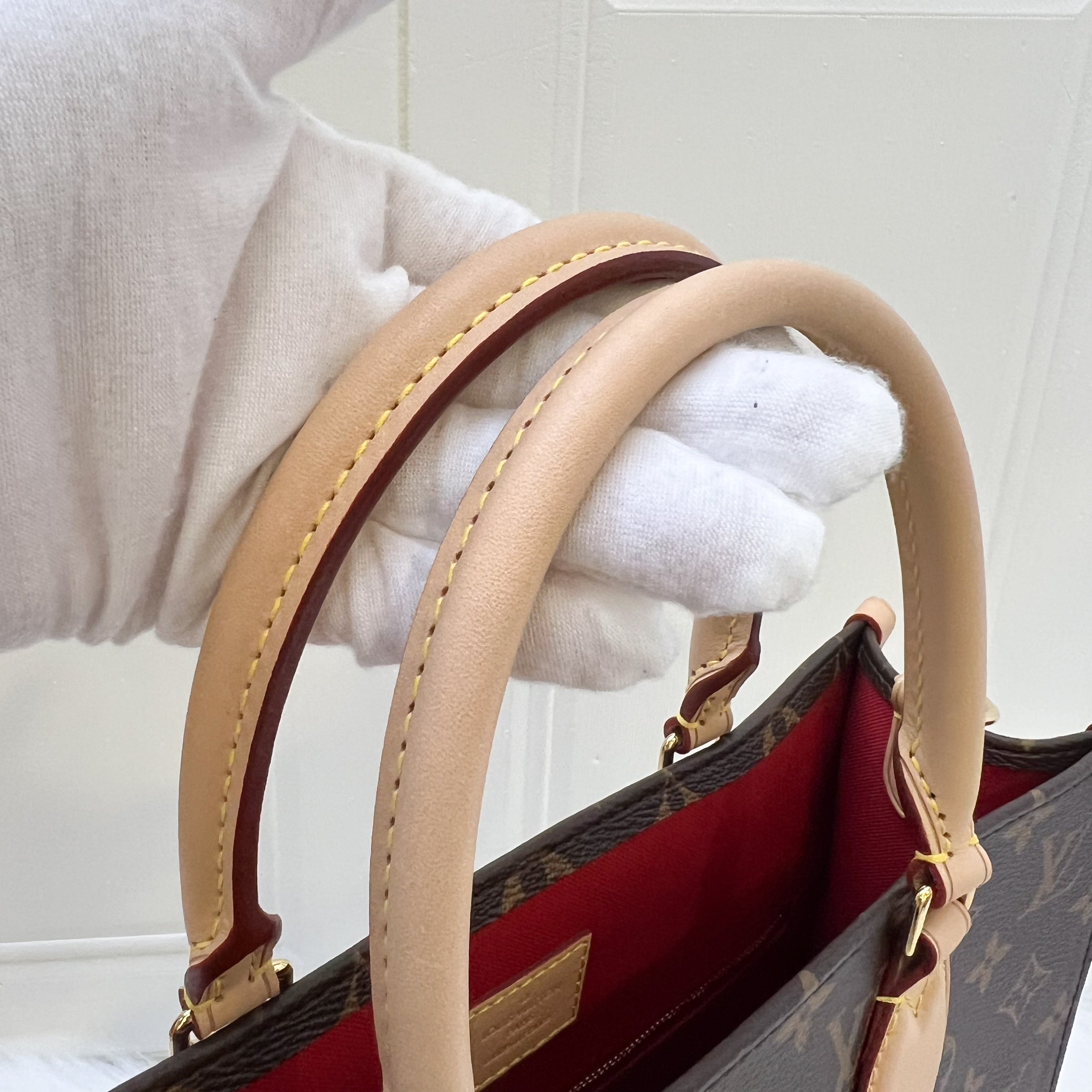 LV Sac Plat PM Monogram Canvas and GHW
