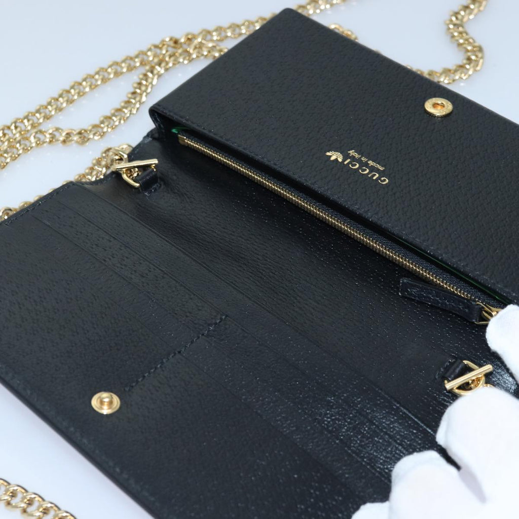 GUCCI GG Supreme Adidas Collaboration Chain Shoulder Wallet 621892 88144A