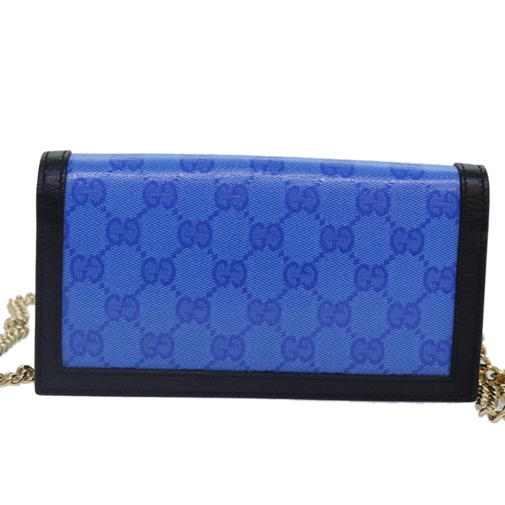 GUCCI GG Supreme Adidas Collaboration Chain Shoulder Wallet 621892 88144A