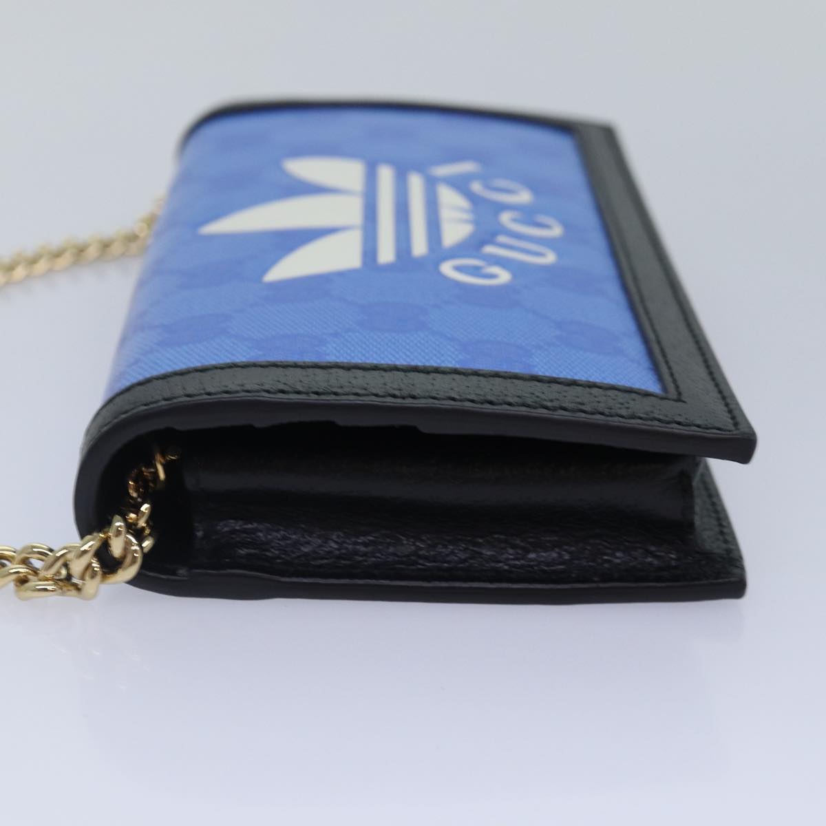 GUCCI GG Supreme Adidas Collaboration Chain Shoulder Wallet 621892 88144A