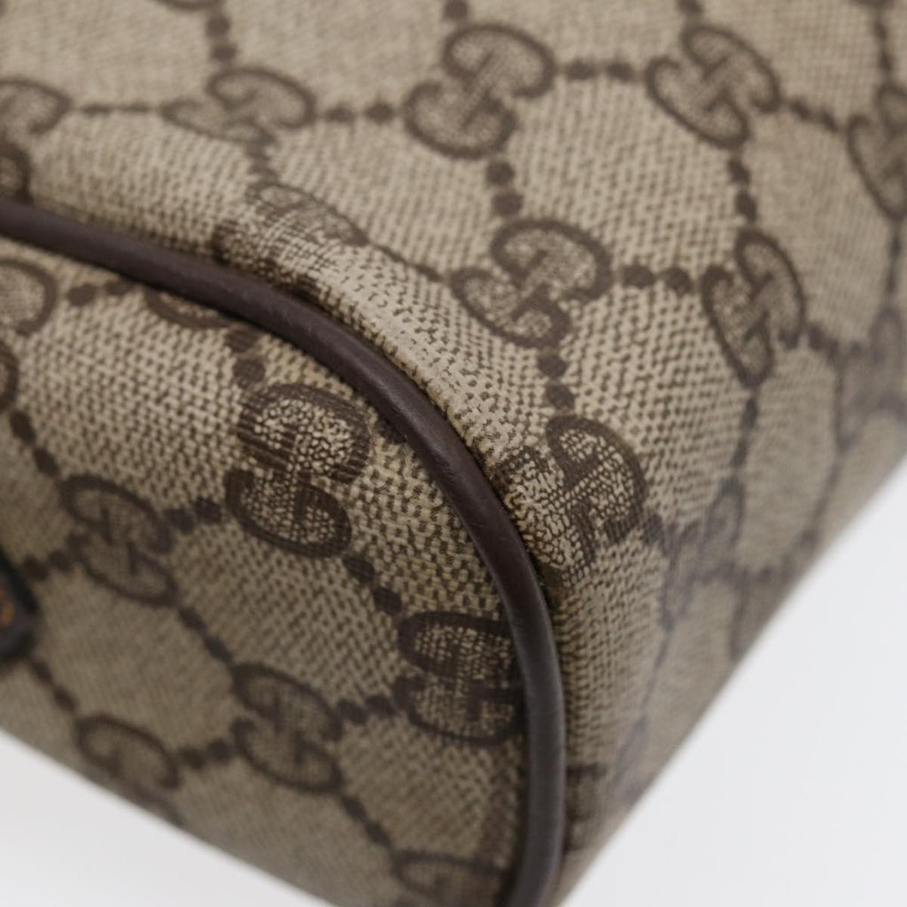GUCCI GG Supreme Web Sherry Line Shoulder Bag PVC Beige 72 001 4071 88146