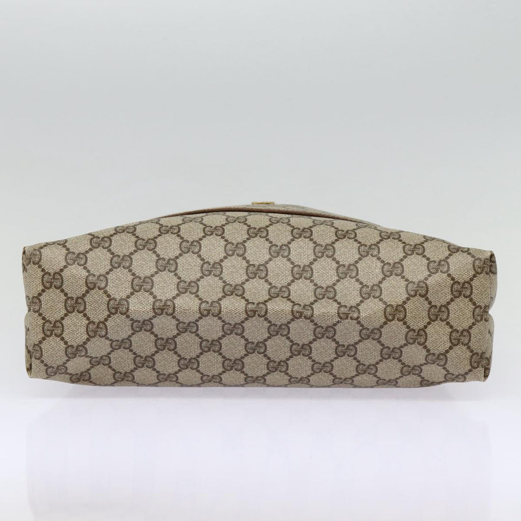 GUCCI GG Supreme Web Sherry Line Tote Bag PVC Beige Red 39 02 003 88151