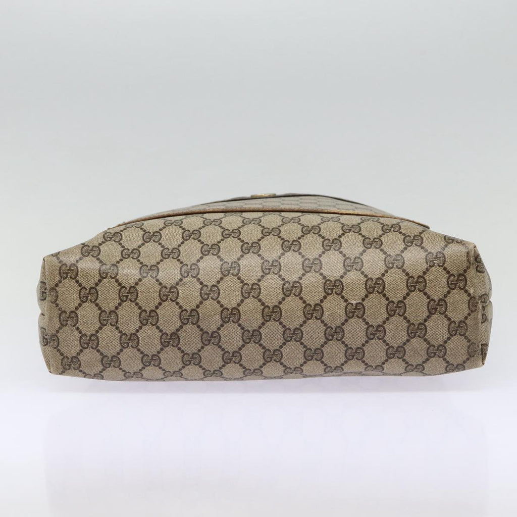 GUCCI GG Supreme Web Sherry Line Tote Bag PVC Beige Red 40 02 003 88153