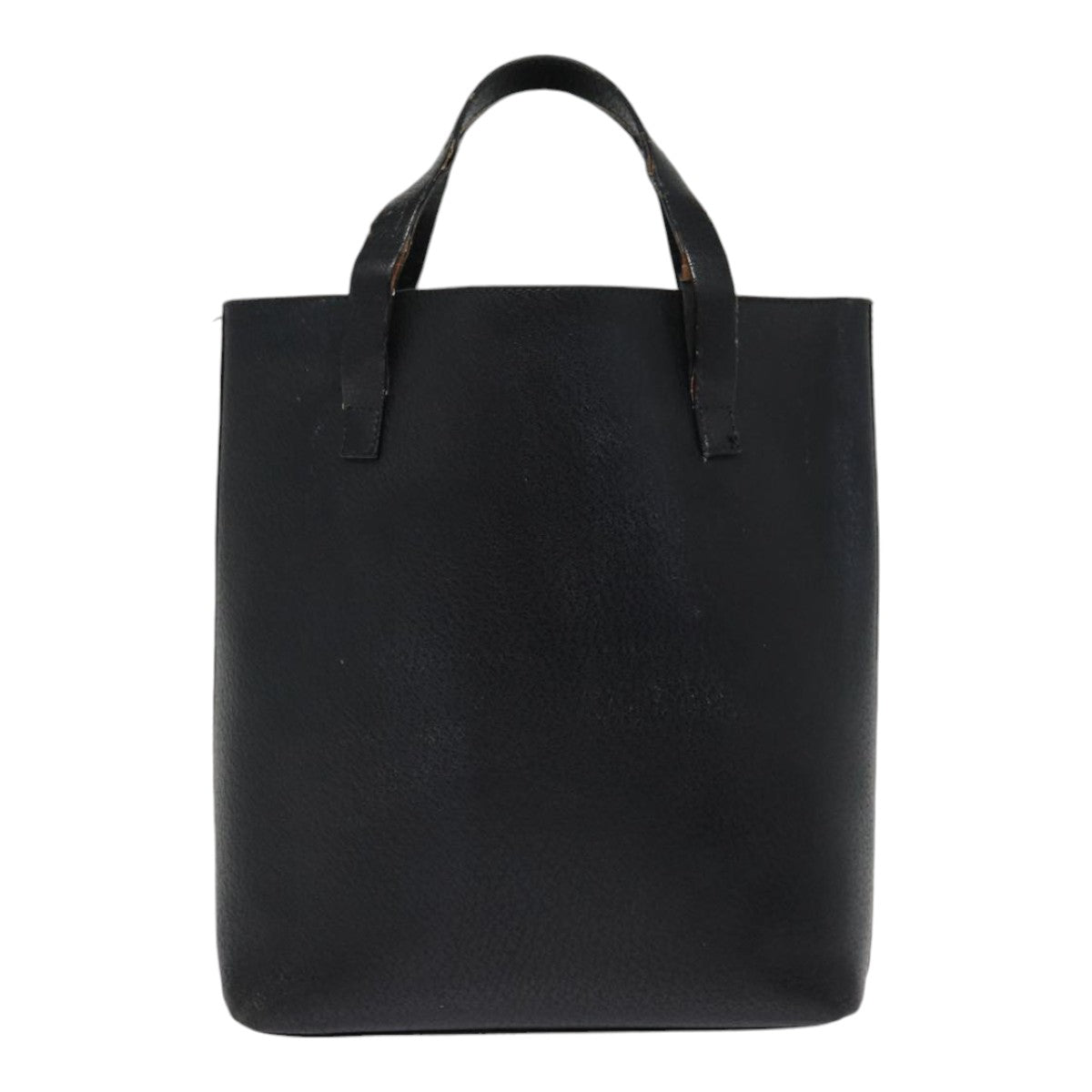 GUCCI Hand Bag Leather Black Gold 000 2058 0558 0 88166