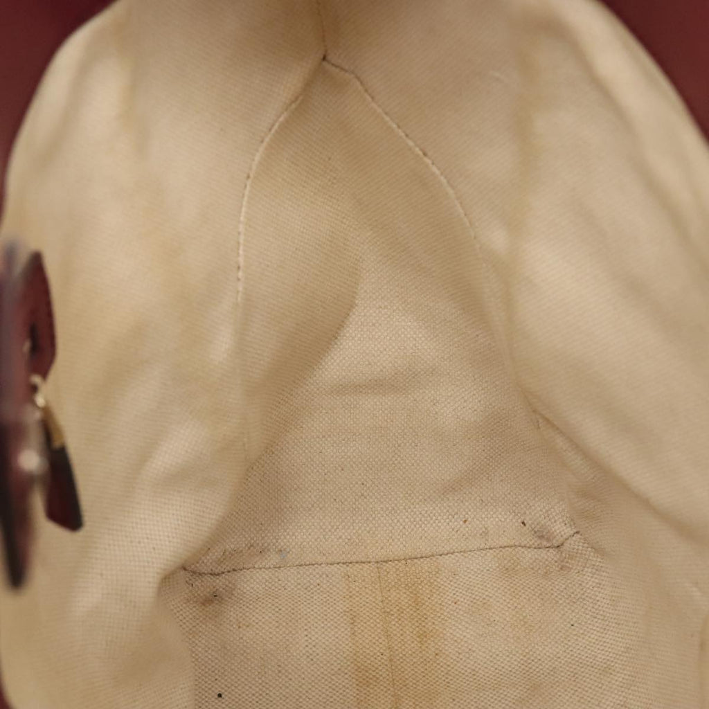 GUCCI GG Canvas Shoulder Bag Beige Gold 257061 88172