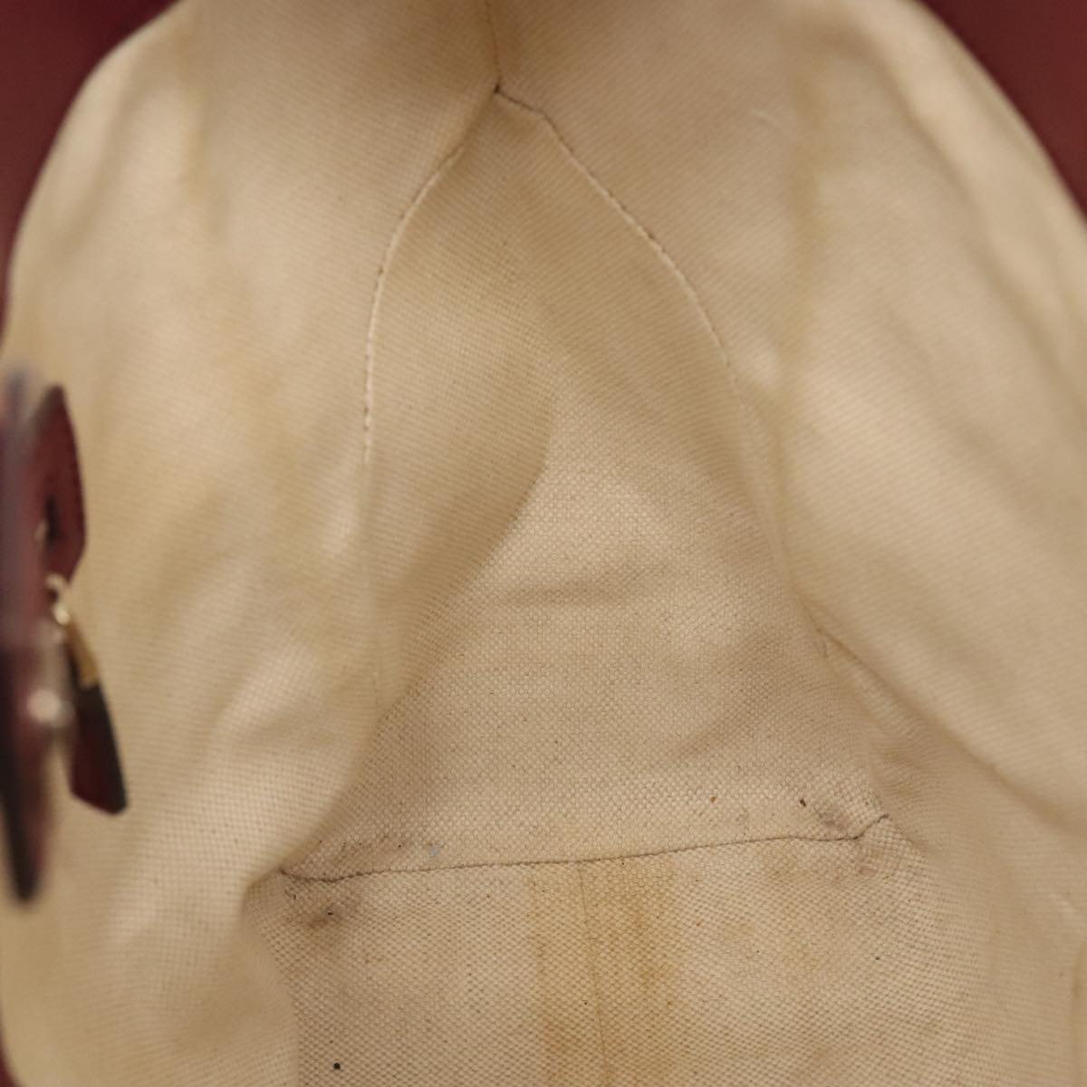 GUCCI GG Canvas Shoulder Bag Beige Gold 257061 88172