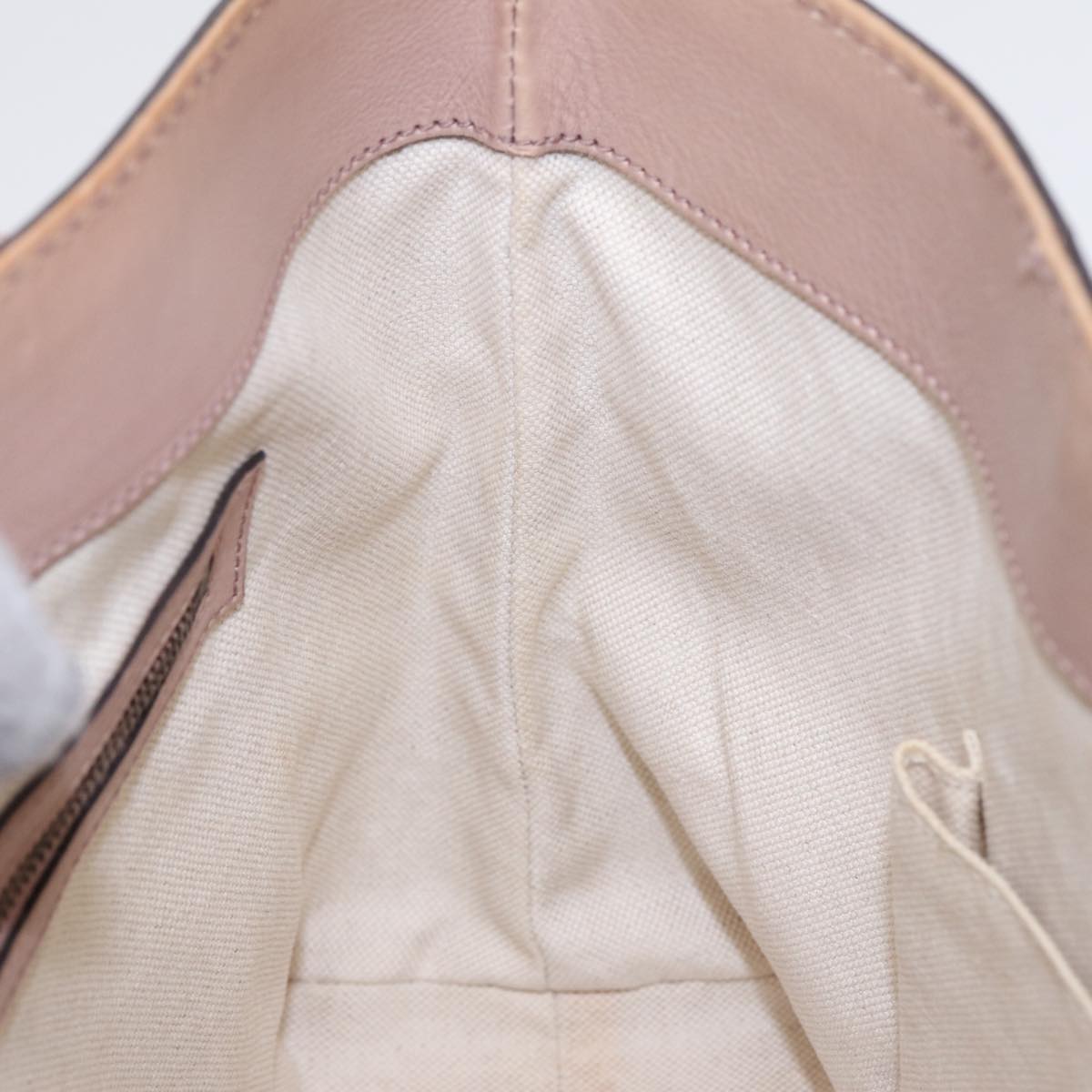 GUCCI GG Canvas Shoulder Bag Beige Gold 308604 88173
