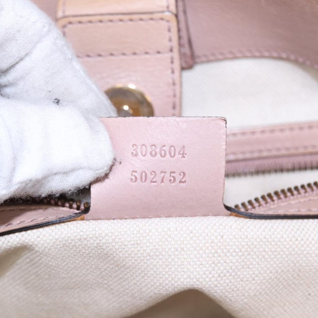GUCCI GG Canvas Shoulder Bag Beige Gold 308604 88173