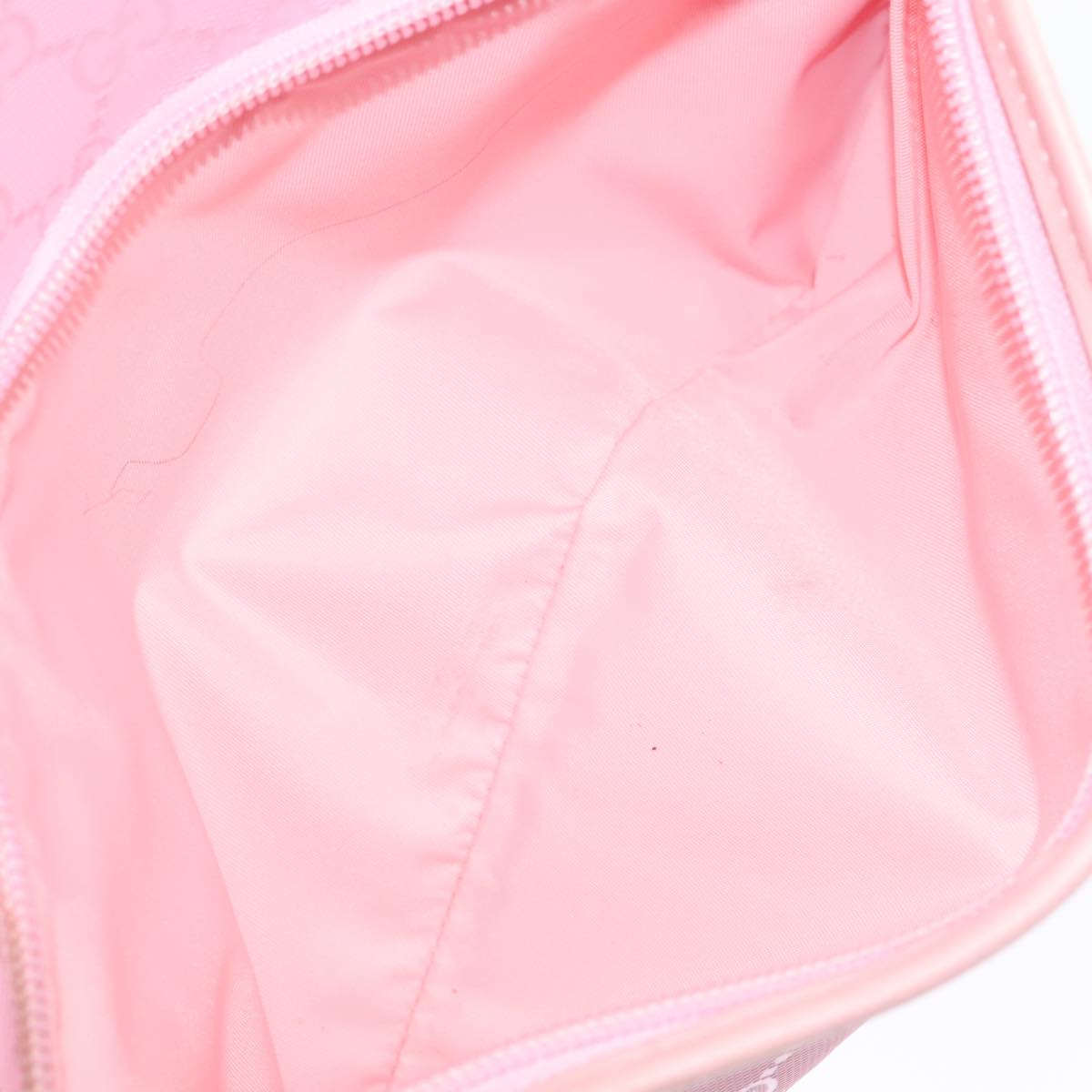 GUCCI GG Canvas Backpack Pink Silver 271327 88181