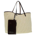 FENDI Zucca Canvas Tote Bag Beige 88269