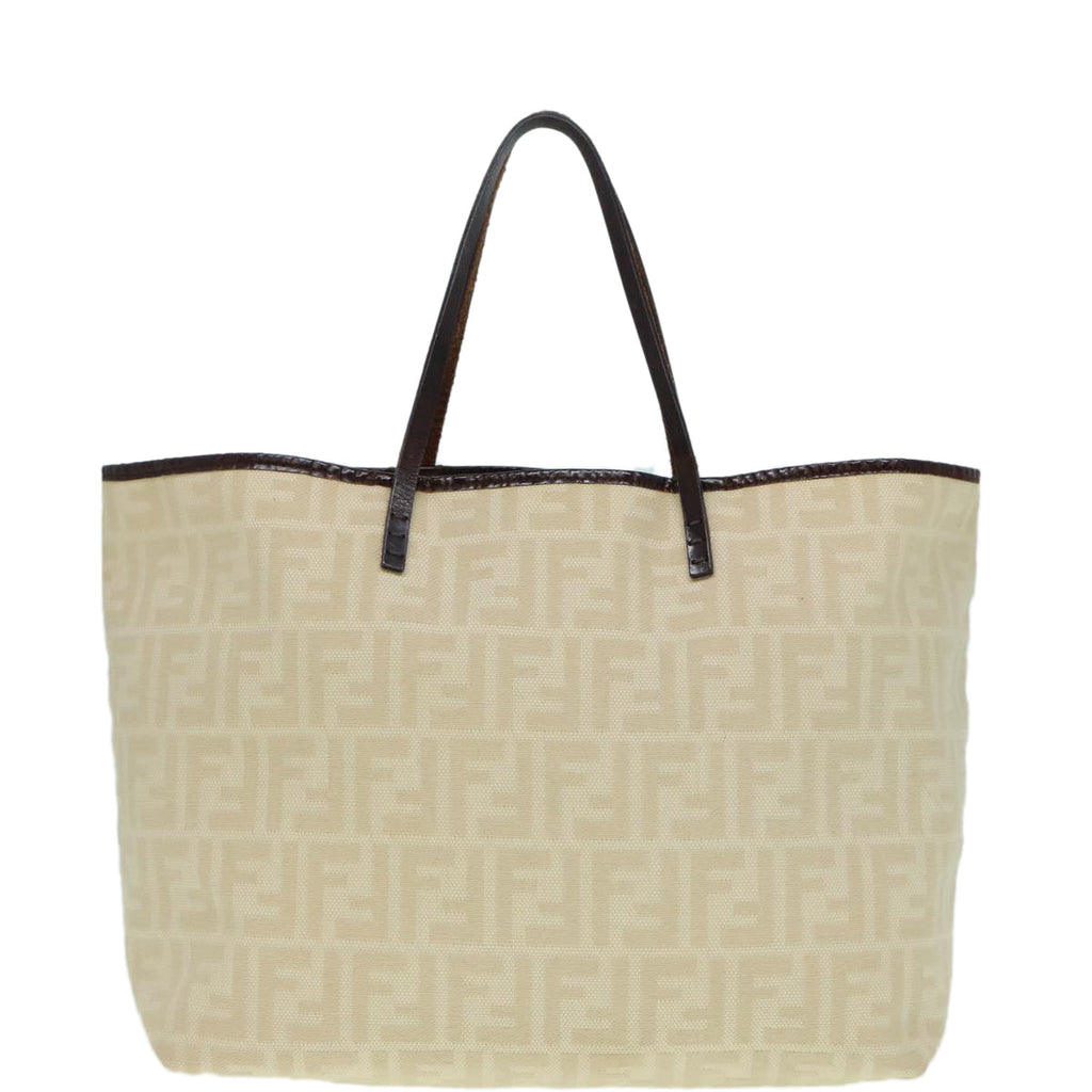 FENDI Zucca Canvas Tote Bag Beige 88269