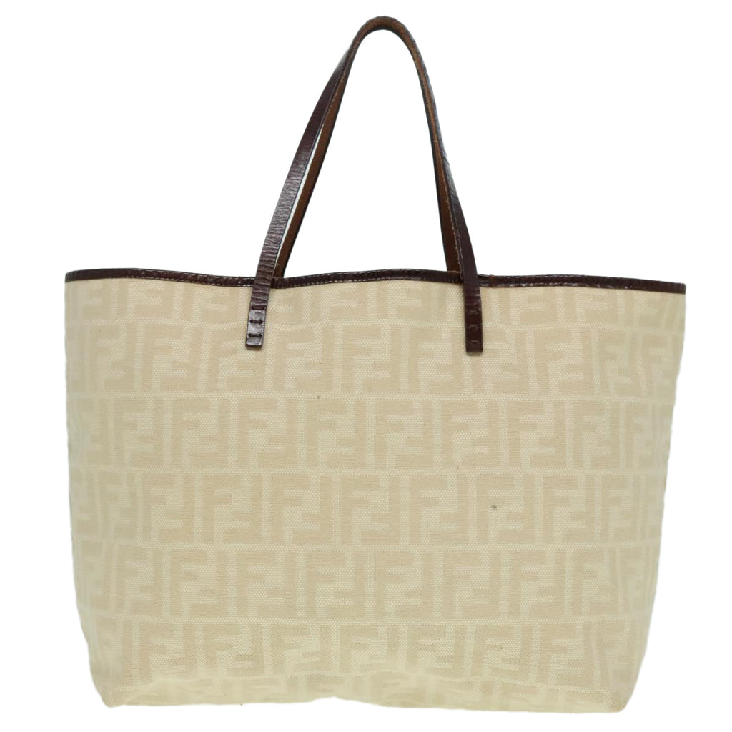 FENDI Zucca Canvas Tote Bag Beige 88269