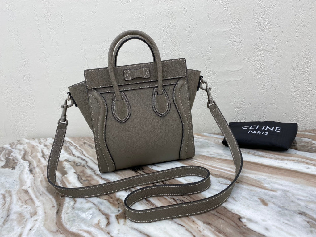 GLAMI Nano LuGucciage Bag In Drummed Brown For Women 8in/20cmÃƒâ€šÃ‚Â 