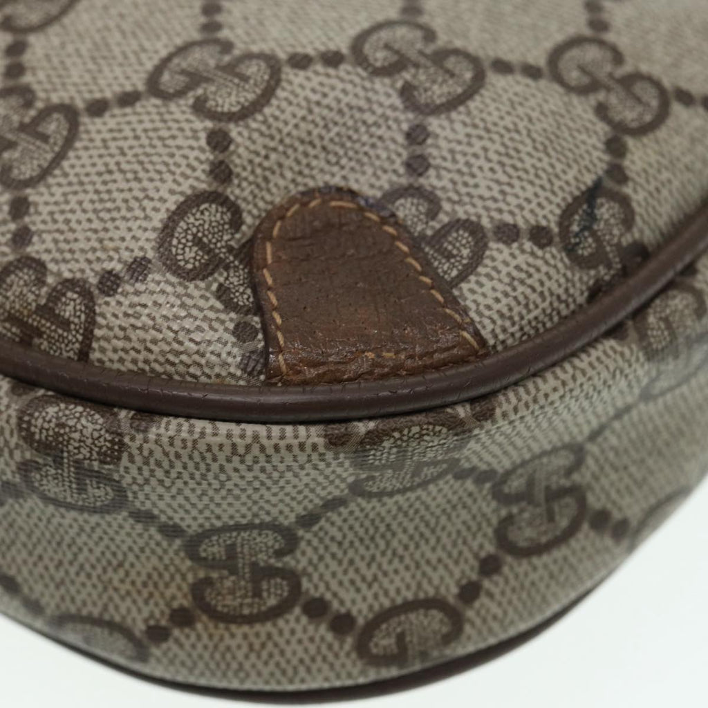 GUCCI GG Supreme Web Sherry Line Shoulder Bag PVC Beige 89 02 066 88405