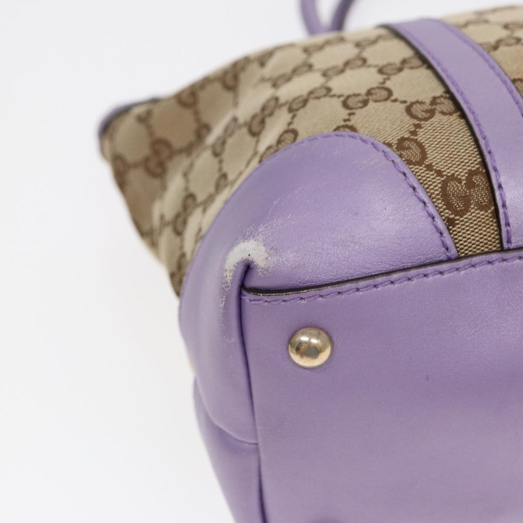 GUCCI GG Canvas Tote Bag Beige Gold 257069 88424