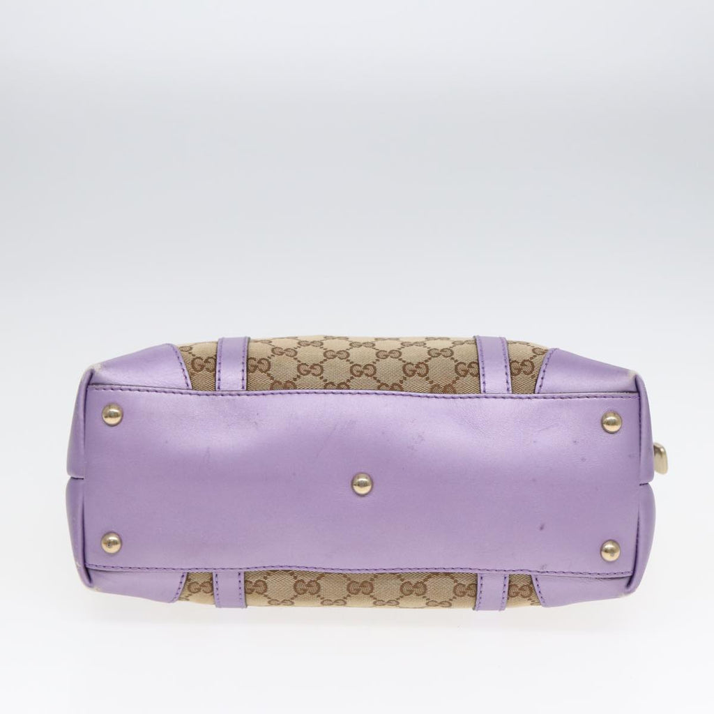 GUCCI GG Canvas Tote Bag Beige Gold 257069 88424