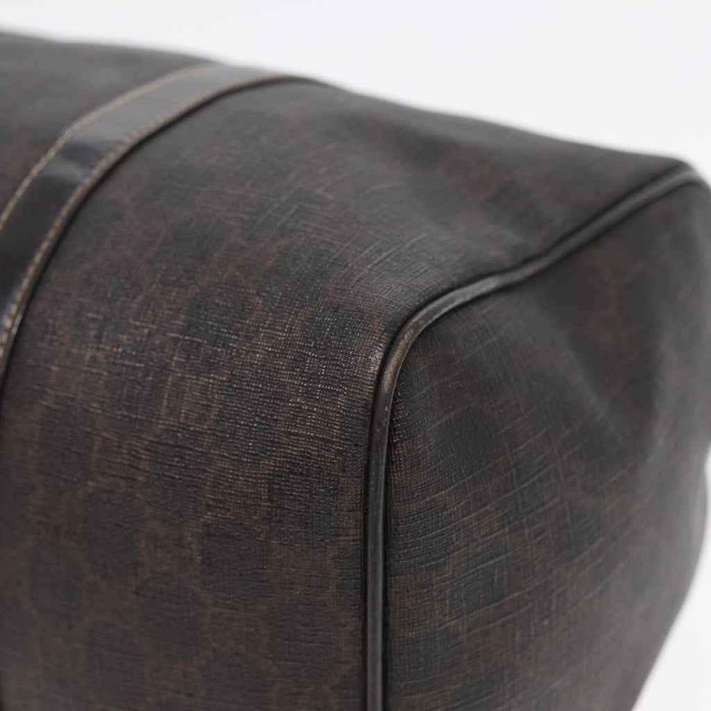 GUCCI GG Supreme Boston Bag PVC Leather Gold Brown 193603 88466