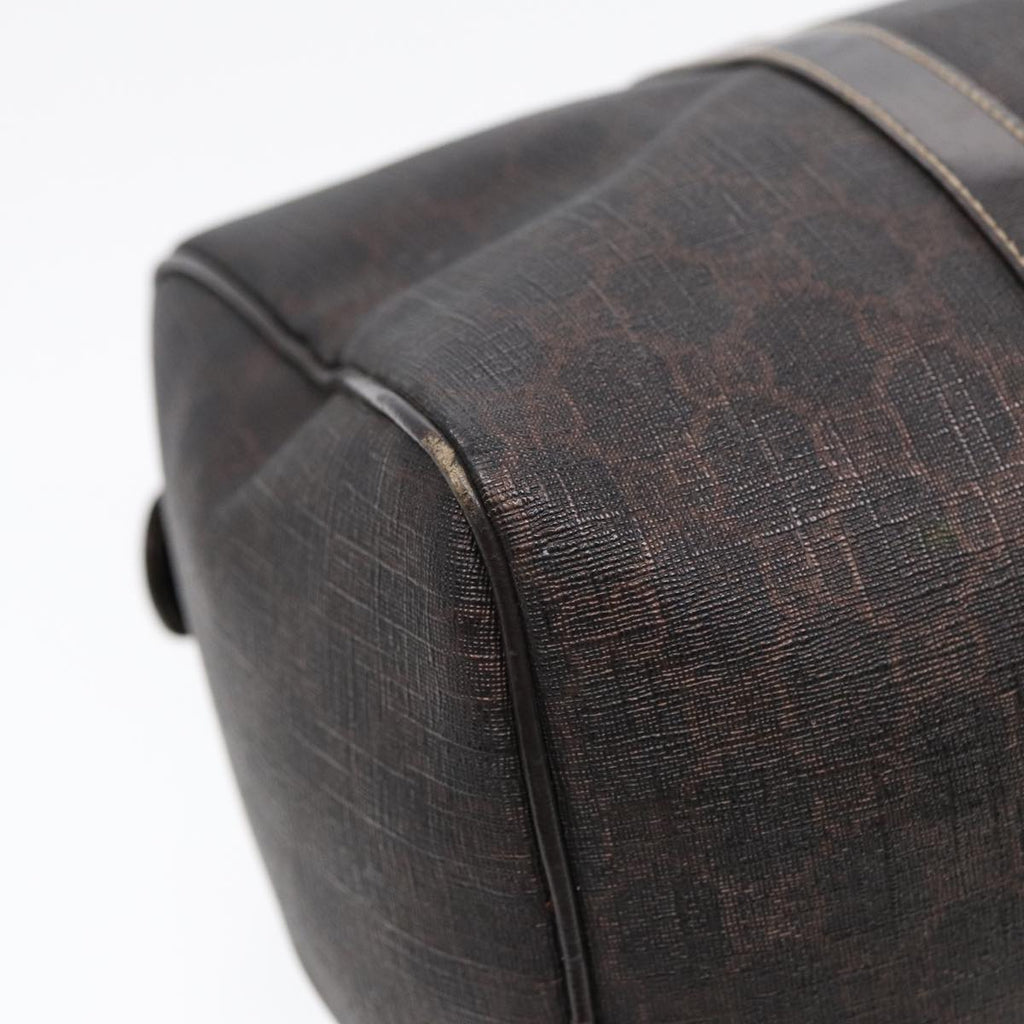 GUCCI GG Supreme Boston Bag PVC Leather Gold Brown 193603 88466